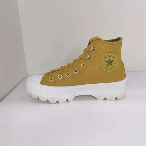 Converse Chuck Taylor All Star Leather Lugged High Top sneaker gortex waterproof - Picture 2 of 14